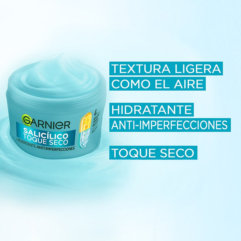 Crema Hidratante Garnier Toque Seco Salicílico 85 gr