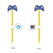 Lapicero Negro Diseno Pixel Control - Farmacias Arrocha