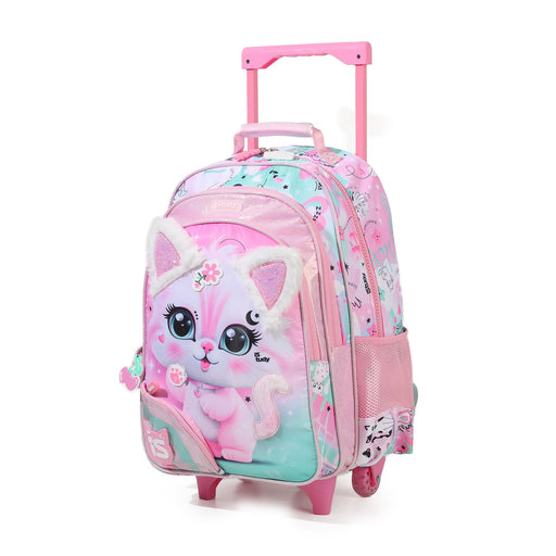 Mochila Con Ruedas Diseno De Gato - Farmacias Arrocha