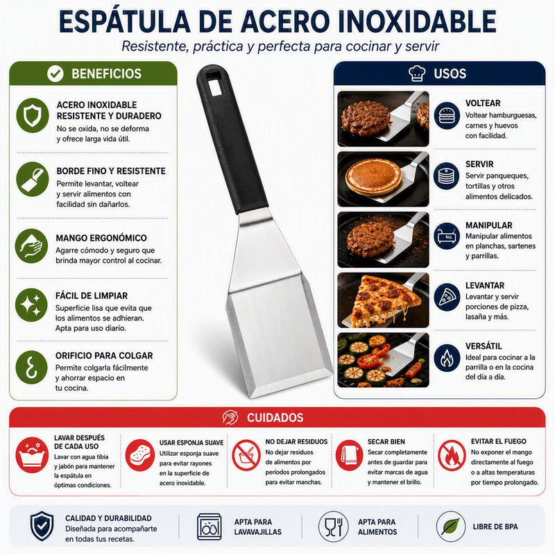 PLANCHA RECTANGULAR ESPATULA