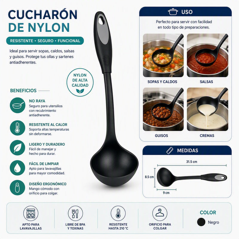 Cucharón para sopa