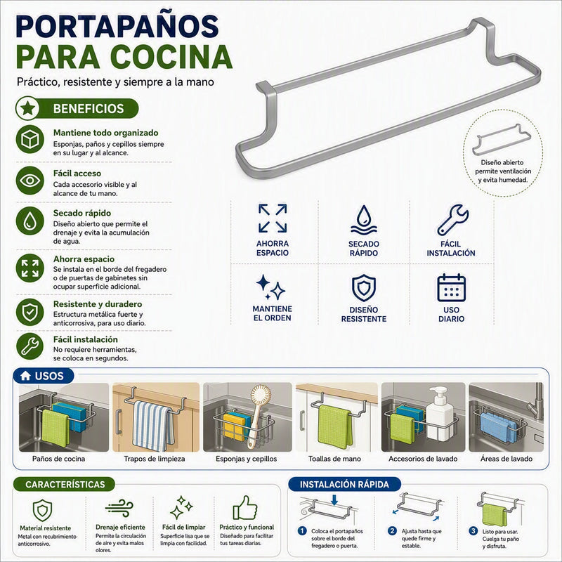 Portapaños para Cocina