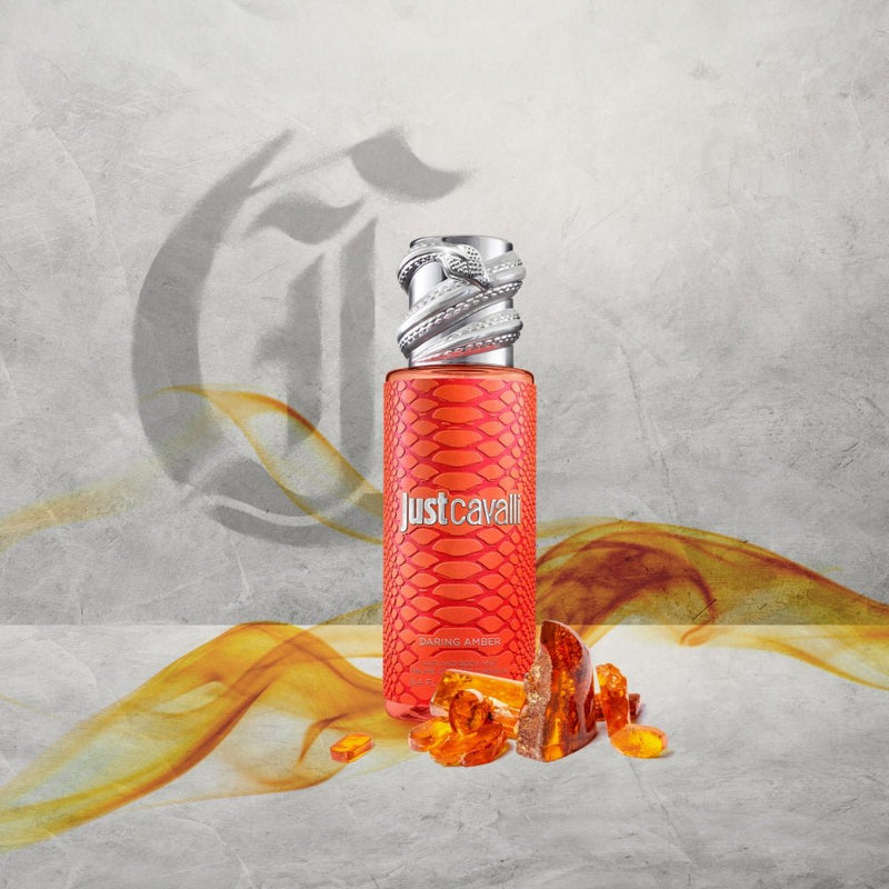Just Cavalli Hair & Body Mist Daring Amber 250ml - Farmacias Arrocha