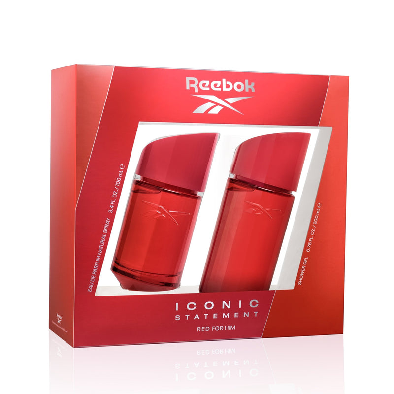 Set Reebok Iconic Red for Him EDP 100ml + Gel 200ml - Farmacias Arrocha