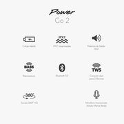 Cubitt Power Go Gen2 Altavoz Bluetooth portátil – Sonido fuerte de 16 W, impermeable IPX7, Bluetooth 5.3 - Farmacias Arrocha