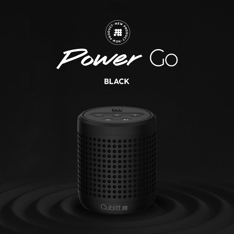 Cubitt Power Go Gen2 Altavoz Bluetooth portátil – Sonido fuerte de 16 W, impermeable IPX7, Bluetooth 5.3 - Farmacias Arrocha