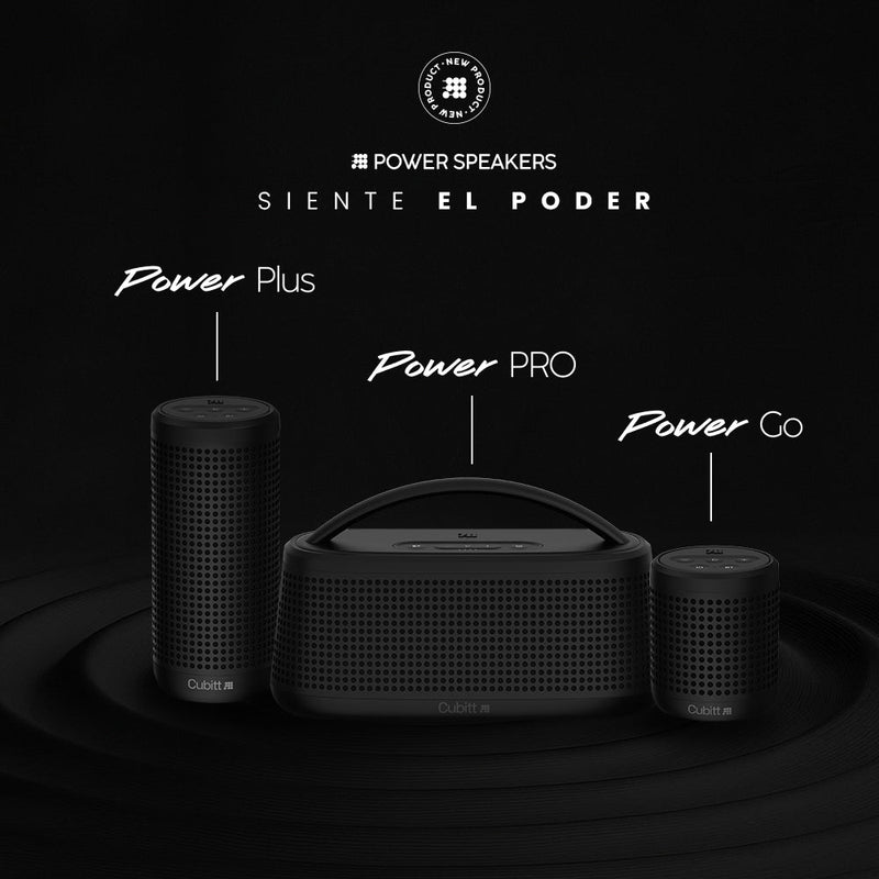 Cubitt Power Go Gen2 Altavoz Bluetooth portátil – Sonido fuerte de 16 W, impermeable IPX7, Bluetooth 5.3 - Farmacias Arrocha