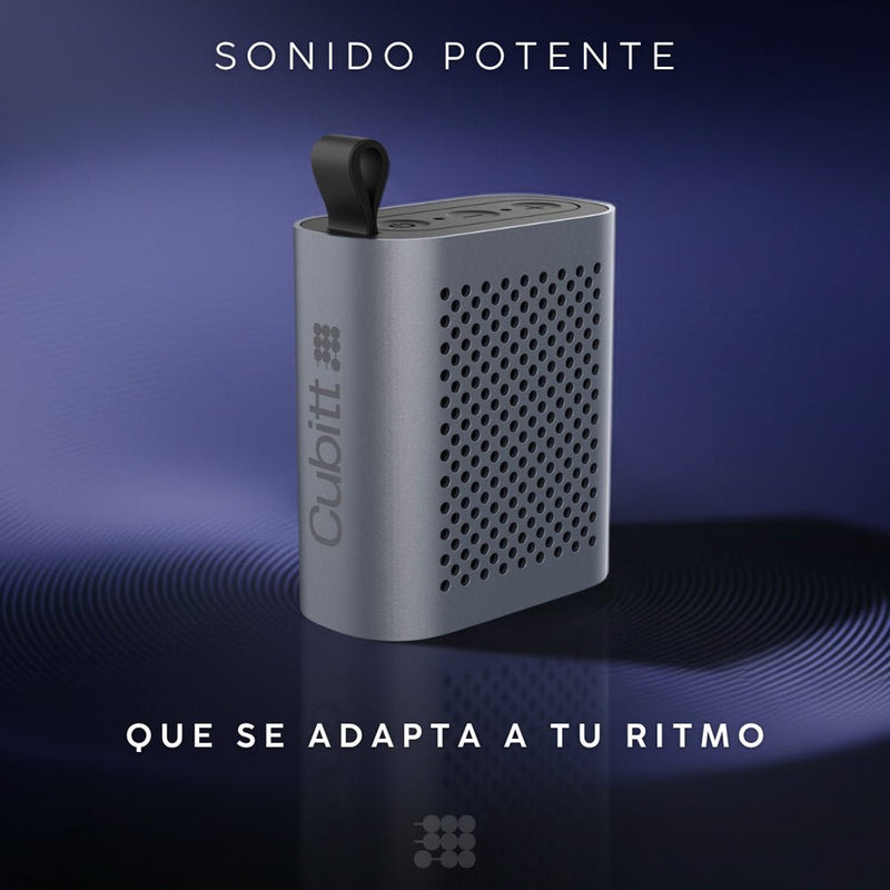 CUBITT POWER MINI SPEAKER GUN METAL - Farmacias Arrocha