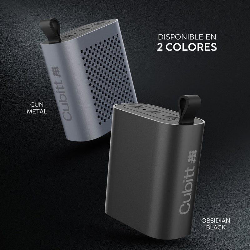 CUBITT POWER MINI SPEAKER GUN METAL - Farmacias Arrocha