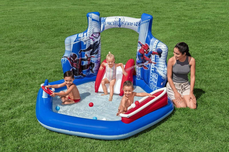 Centro de Juego Acuático Inflable Infantil Marvel Spider - Man - Farmacias Arrocha