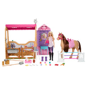 Barbie Diversión Establo de Caballos con Muñeca - Farmacias Arrocha