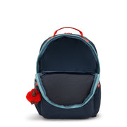 Mochila Cosmo Blue Kipling Seoul Lap Bts Backpacks - Farmacias Arrocha