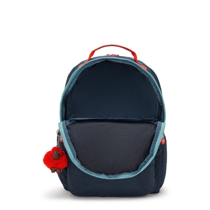 Mochila Cosmo Blue Kipling Seoul Lap Bts Backpacks - Farmacias Arrocha