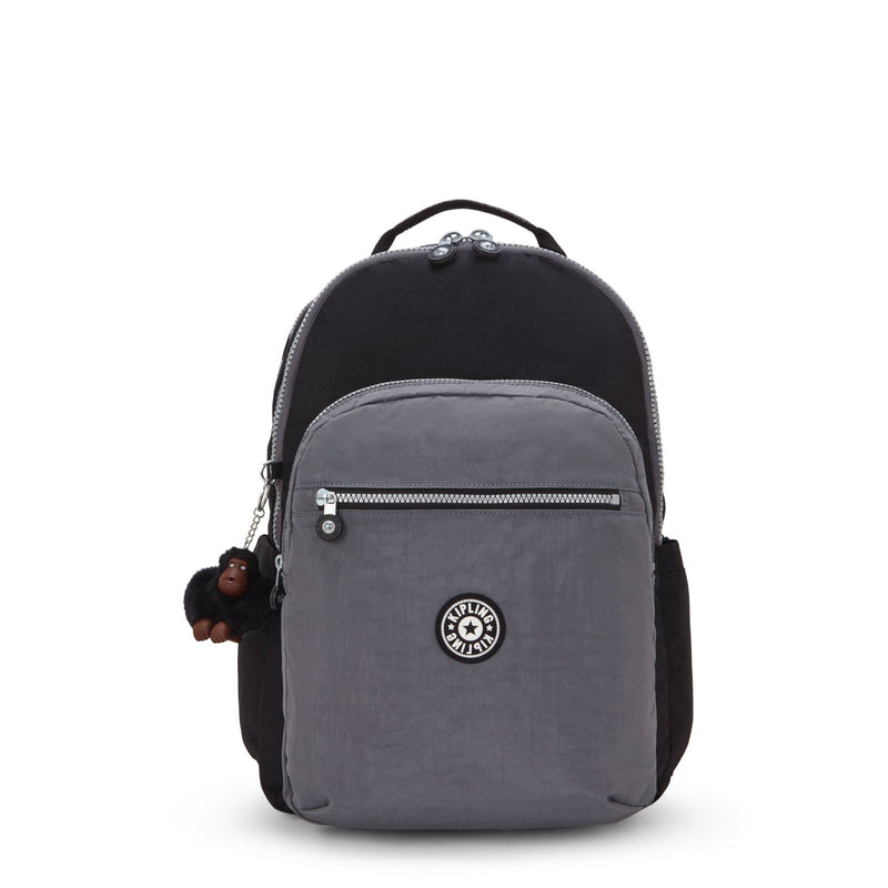 Mochila Space Black Block Kipling Seoul Lap Backpacks - Farmacias Arrocha