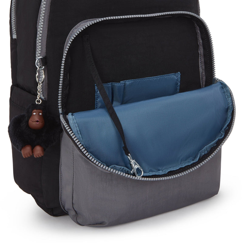 Mochila Space Black Block Kipling Seoul Lap Backpacks - Farmacias Arrocha