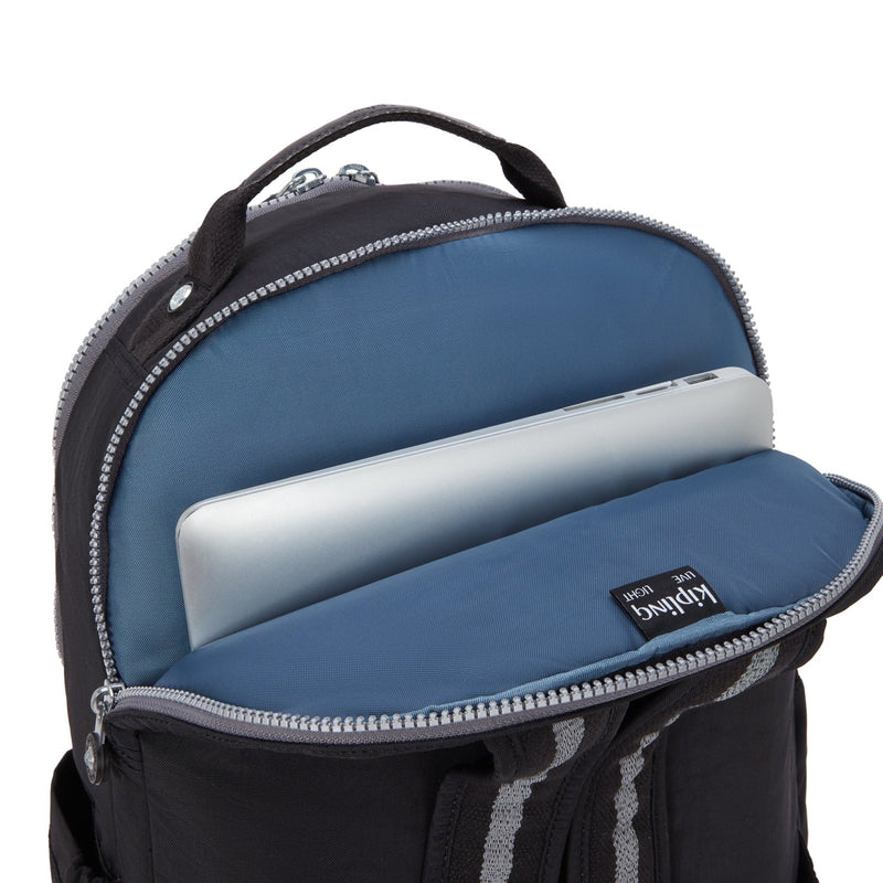 Mochila Space Black Block Kipling Seoul Lap Backpacks - Farmacias Arrocha