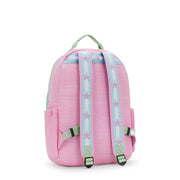 Mochila Pink Kipling Seoul Backpacks - Farmacias Arrocha