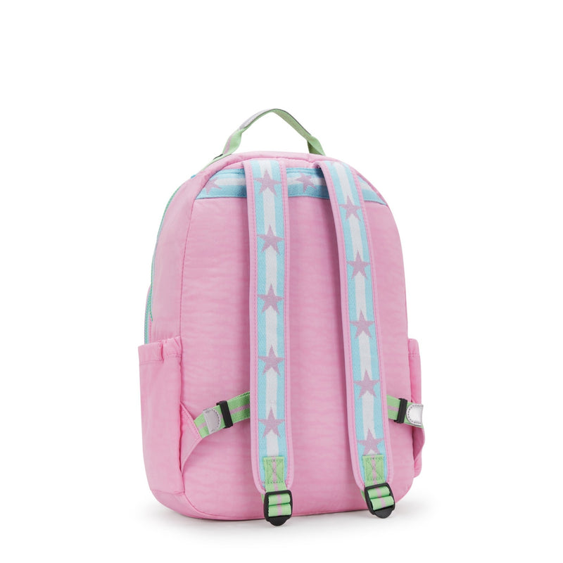 Mochila Pink Kipling Seoul Backpacks - Farmacias Arrocha