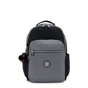 Mochila Space Black Block Kipling Seoul Backpacks - Farmacias Arrocha