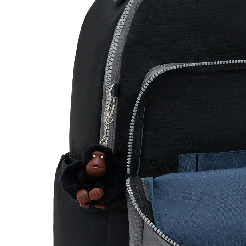 Mochila Space Black Block Kipling Seoul Backpacks - Farmacias Arrocha
