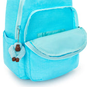 Mochila Sea Blue Kipling Seoul Backpacks - Farmacias Arrocha