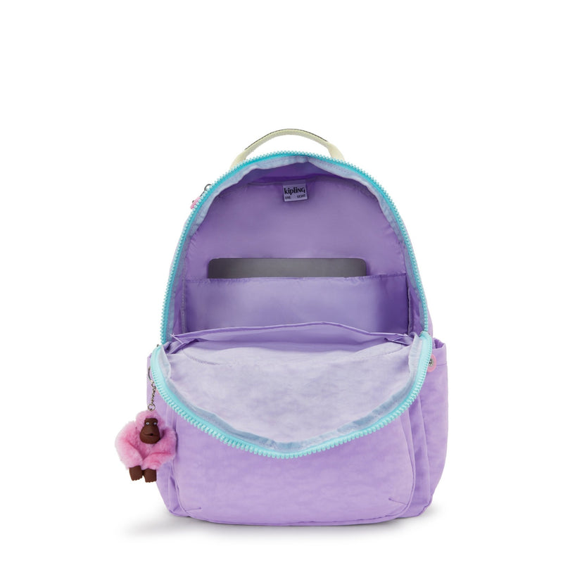 Mochila Lila Kipling Seoul Backpacks - Farmacias Arrocha