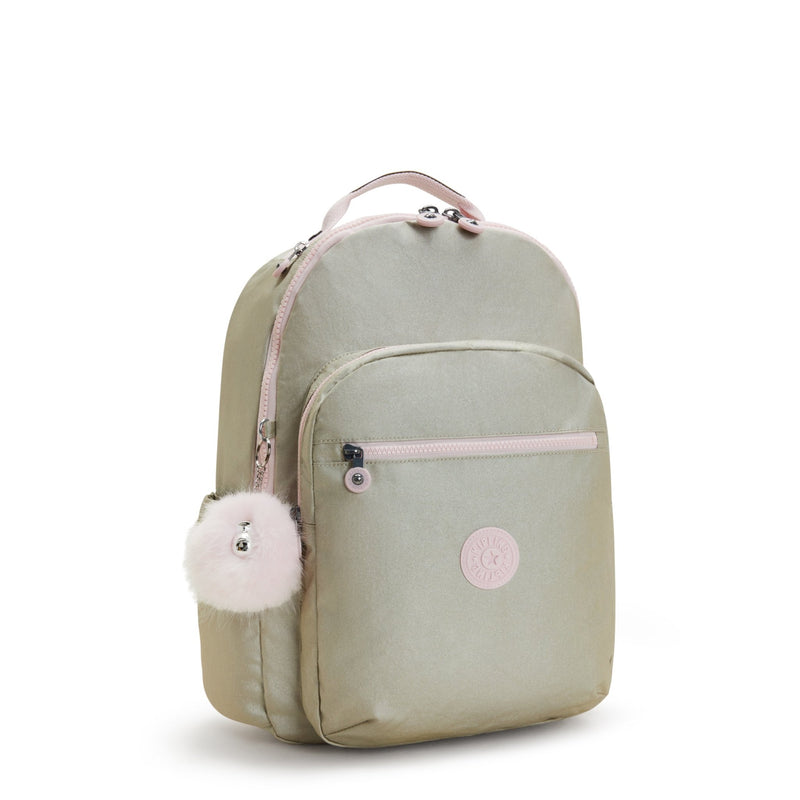 Mochila Gold Shimmer Kipling Seoul Bts P Ac Backpacks - Farmacias Arrocha