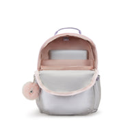 Mochila Metalic Rose Kipling Seoul Backpacks Ss25tr - Farmacias Arrocha