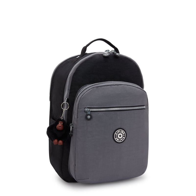 Mochila Space Black Block Kipling Seoul College Extra Backpacks - Farmacias Arrocha