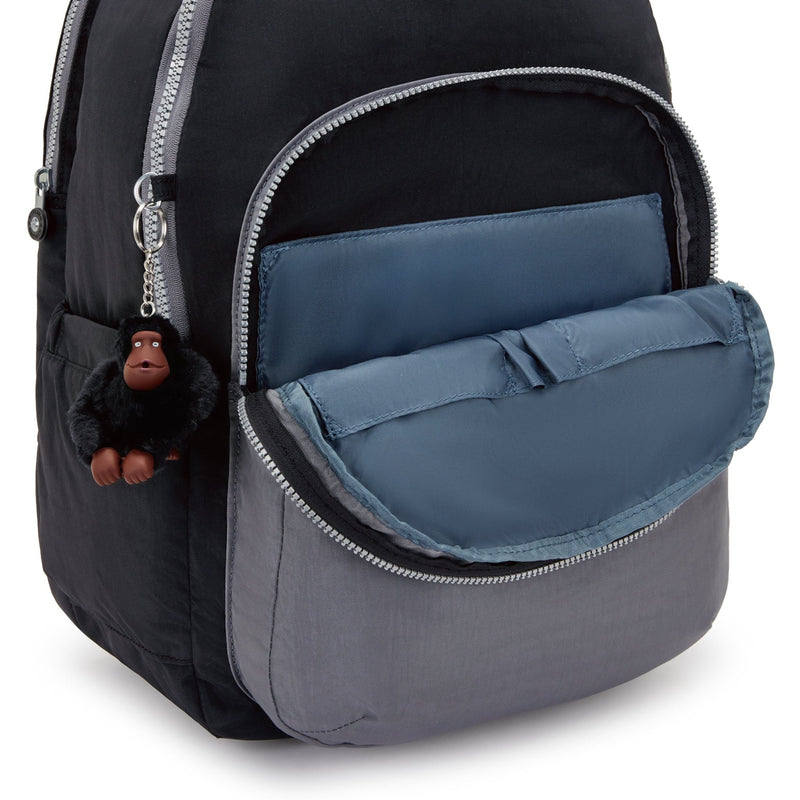 Mochila Space Black Block Kipling Seoul Xl Backpacks - Farmacias Arrocha