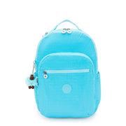 Mochila Sea Blue Kipling Seoul Xl Backpacks - Farmacias Arrocha