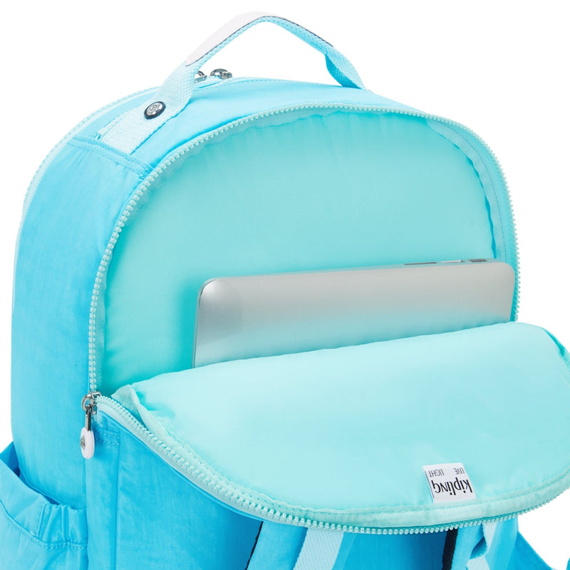 Mochila Sea Blue Kipling Seoul Xl Backpacks - Farmacias Arrocha