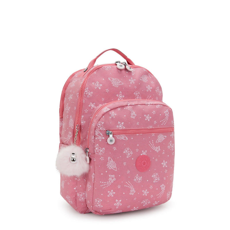 Mochila Rosa Kipling Seoul Lap Backpacks - Farmacias Arrocha