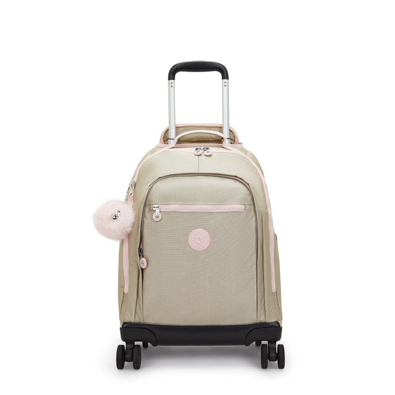 Mochila De Ruedas Gold Shimmer Kipling New Zea Backpacks - Farmacias Arrocha