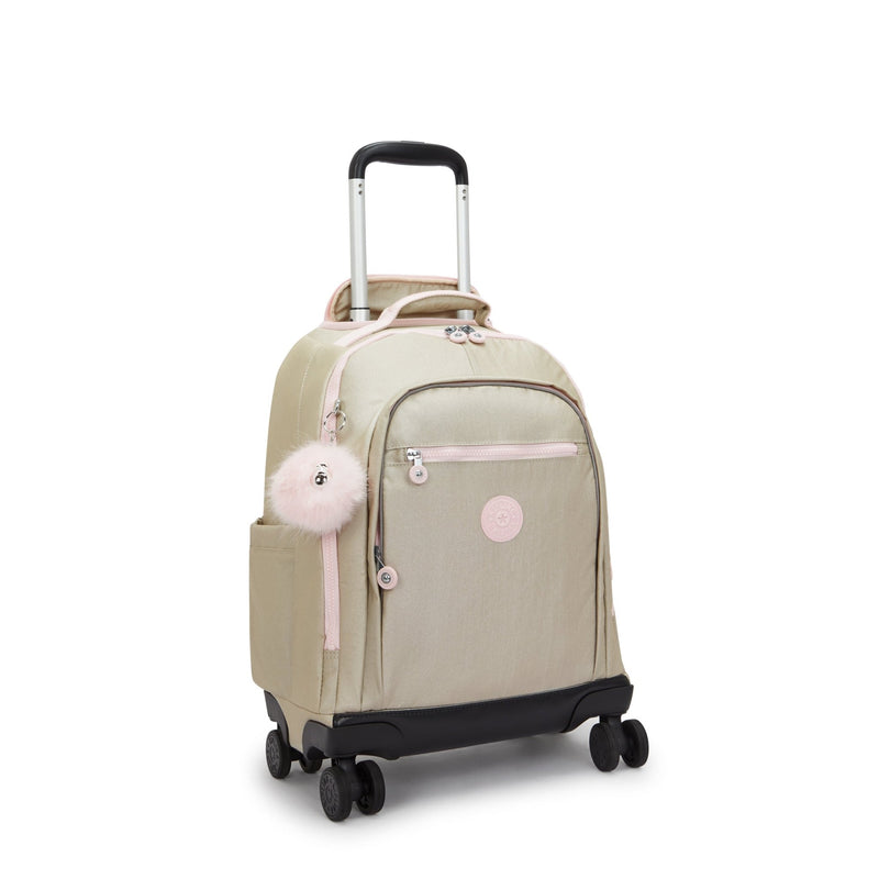 Mochila De Ruedas Gold Shimmer Kipling New Zea Backpacks - Farmacias Arrocha
