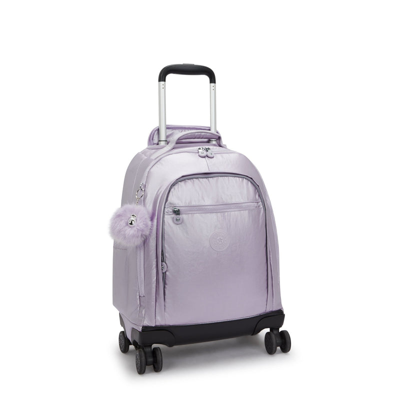 Mochila De Ruedas Lilac Moon Metallic Kipling New Zea Backpacks - Farmacias Arrocha