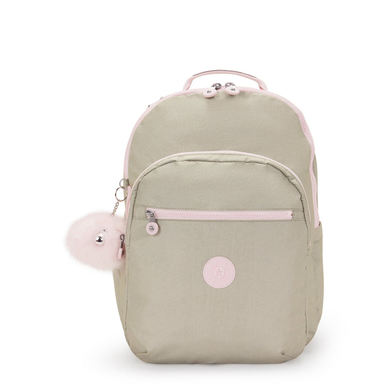 Mochila Gold Shimmer Kipling Seoul Xl Backpacks - Farmacias Arrocha