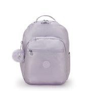 Mochila Lilac Moon Metallic Kipling Seoul Xl Backpacks - Farmacias Arrocha