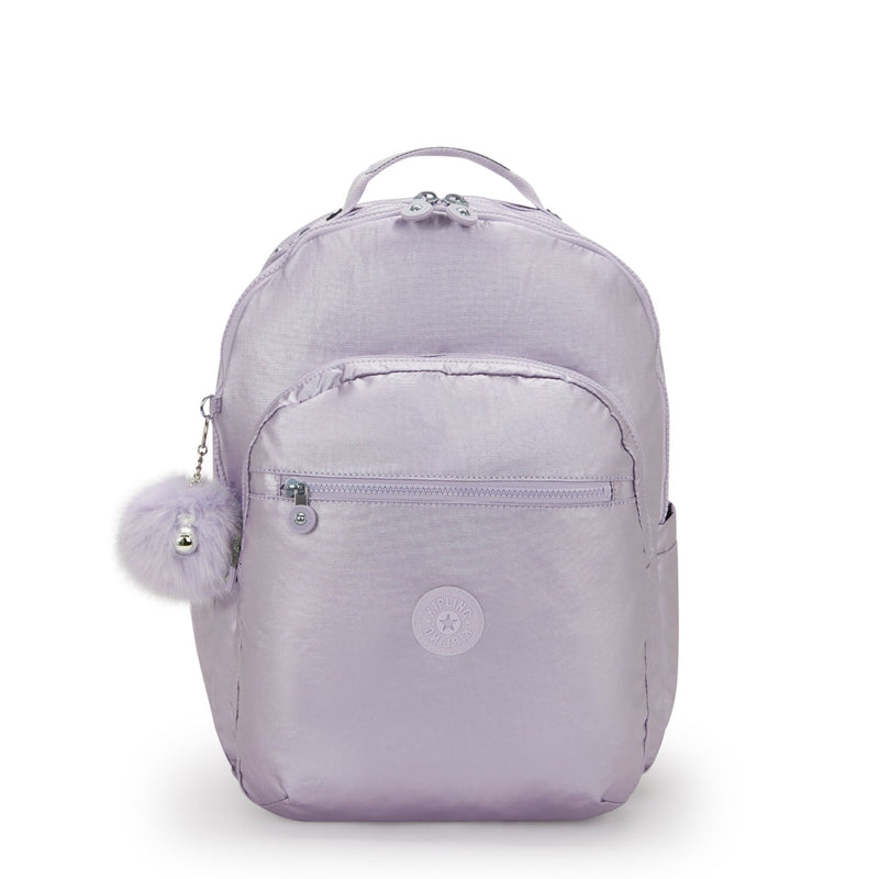 Mochila Lilac Moon Metallic Kipling Seoul Xl Backpacks - Farmacias Arrocha