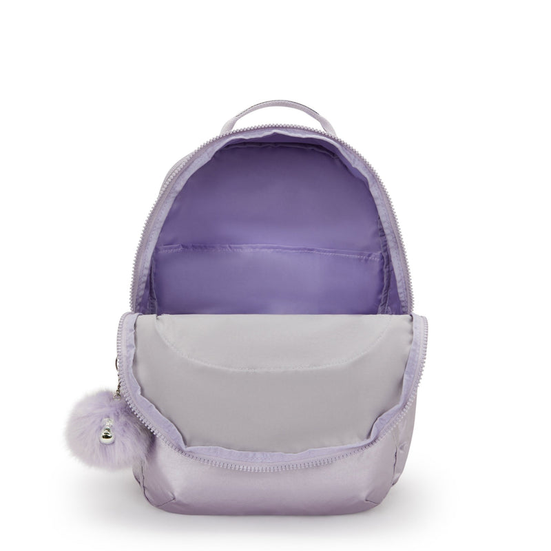Mochila Lilac Moon Metallic Kipling Seoul Xl Backpacks - Farmacias Arrocha