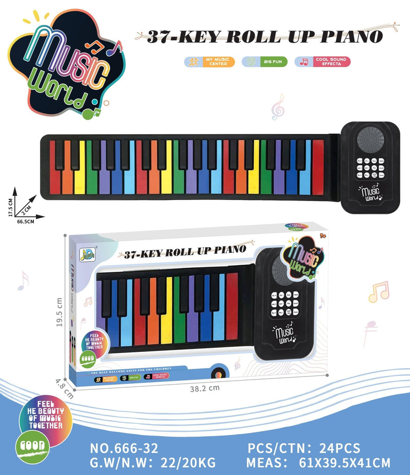 Piano Enrollable de 37 Teclas - Farmacias Arrocha