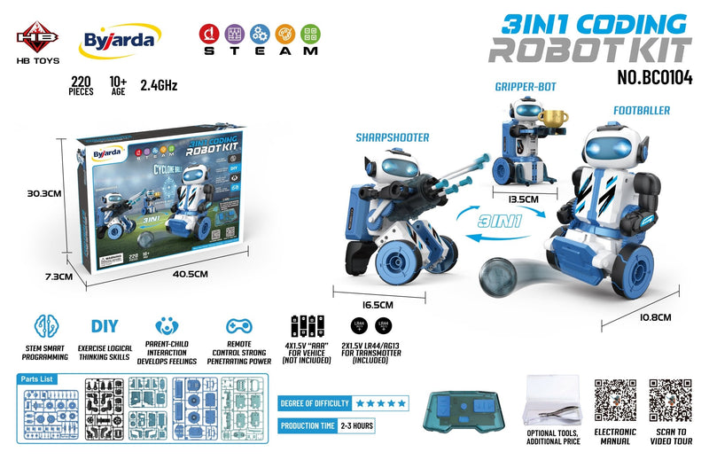 Robot Programable 3 en 1  - Farmacias Arrocha