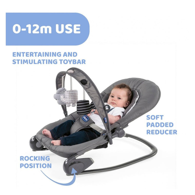 Bouncer Evolutiva Hoopla Moon Grey Chicco - Farmacias Arrocha
