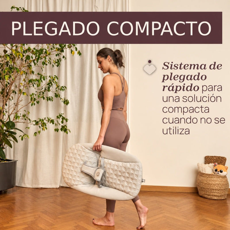 Bouncer Zen Wave Wooden Grey Chicco - Farmacias Arrocha