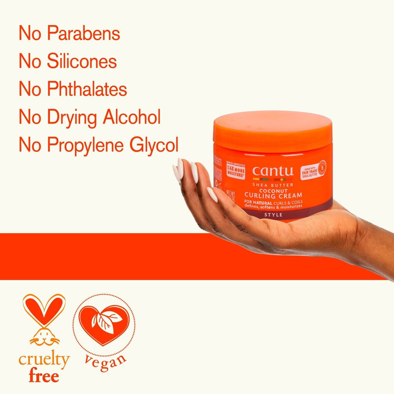 Cantu Shea Butter Coconut Curling Cream - Farmacias Arrocha