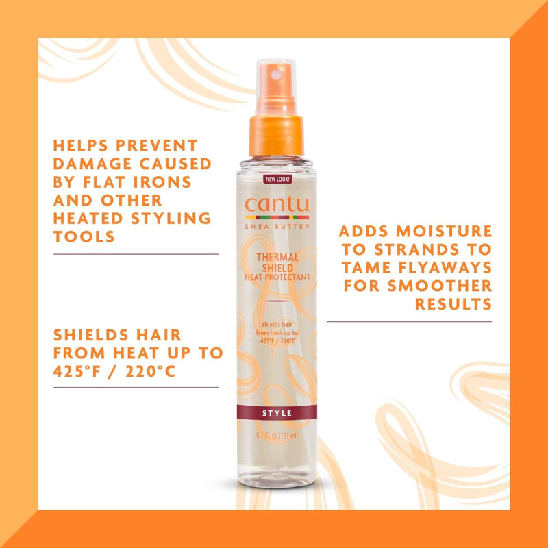 Cantu Shea Butter Thermal Shield Heat Protectant, 5 fl oz - Farmacias Arrocha