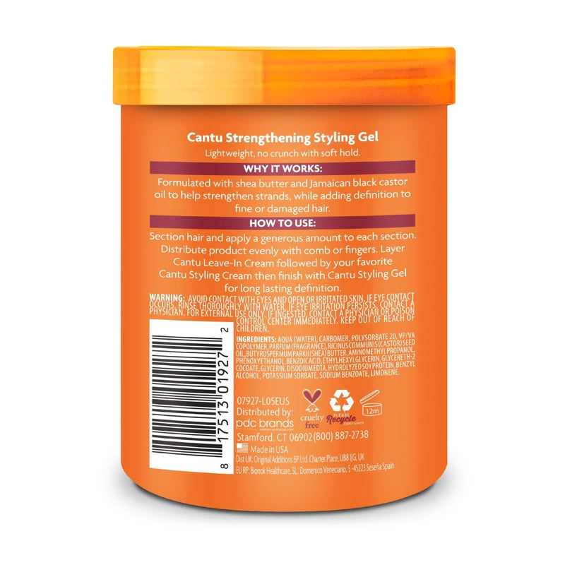 Cantu Styling Gel With Castor Oil - Farmacias Arrocha