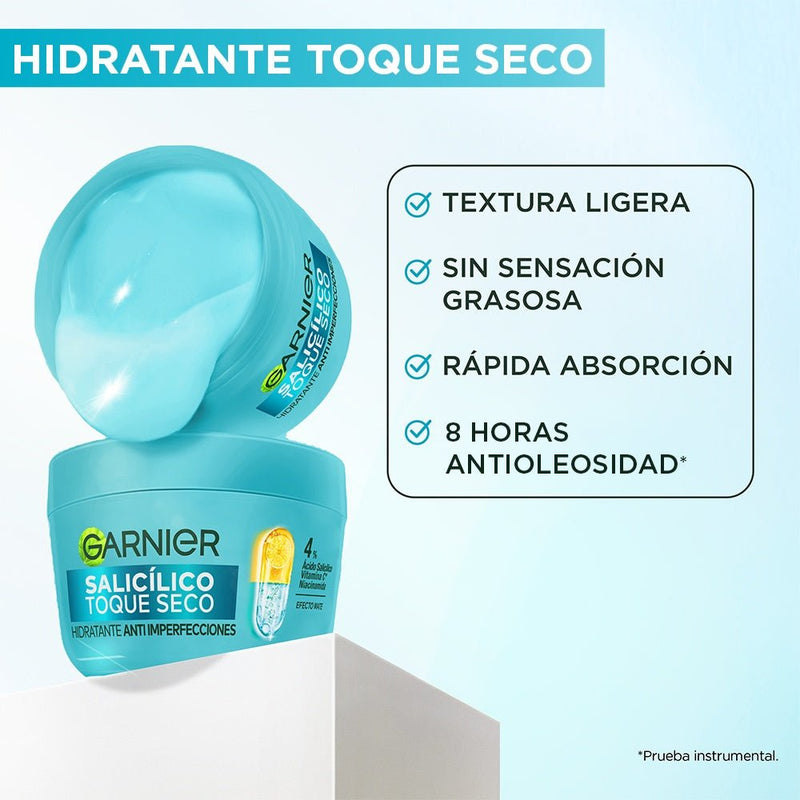Crema Hidratante Garnier Toque Seco Salicílico 85 gr - Farmacias Arrocha