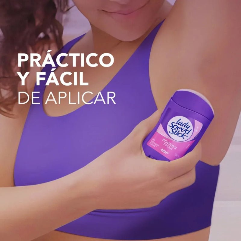 Desodorante Lady Speed Stick 24/7 Powder Fresh Barra 45 g - Farmacias Arrocha