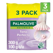 Jabón de Tocador Palmolive Naturals Tono Perfecto Nacar y Vitamina C 100 g 3 Pack - Farmacias Arrocha